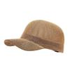Summer Cotton Curved Brim Cap With Sun Protection And Ventilation For Casual Wear
