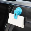 Car Window Suction Cup Clip, 2 Ticket Card Retention Hooks Removable, Reusable Ticket Paper