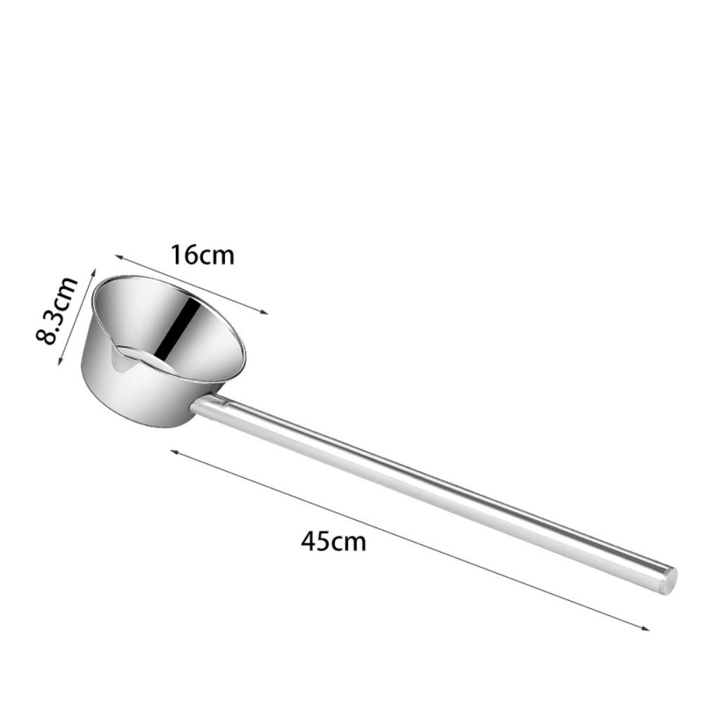 

Ложка для соуса из нержавеющей стали, утолщенная, удлиненная, для воды, бытовая 45cm Handle 16cm Ladle