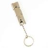 6 Colors High Decibel Whistle Stainless Steel Double Pipe Whistle Camping Hiking Tool  Outdoor Tool