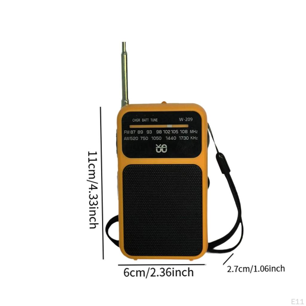 Pocket Radio Accessory Gifts for Seniors Elderly Good Sound Quality Multifunctional with 3.5mm
