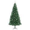 Artificial Christmas Tree with 300 LEDs and Stand Green 300 Cm