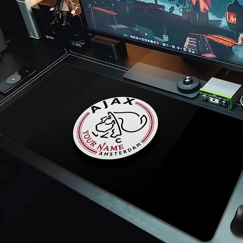 AFC Ajax Custom Name Large Size Mouse Pad Large Gaming Table Cushion Non-slip Laptop Tablet Big Mousepad XXL Mat Mini PC Playmat With Lock Edge