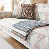 Four Seasons Universal Non-Slip Pure Cotton Fabric Cushion Simple Modern  Leather Sofa Cover Cover ClothSofa Cushion Cotton