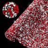 VC  20*24cm *40 Self-Adhesive Glass 3D Eco-Friendly Rhinestone Flatback 14 Facets Strip Sticker DIY Accessories Phone