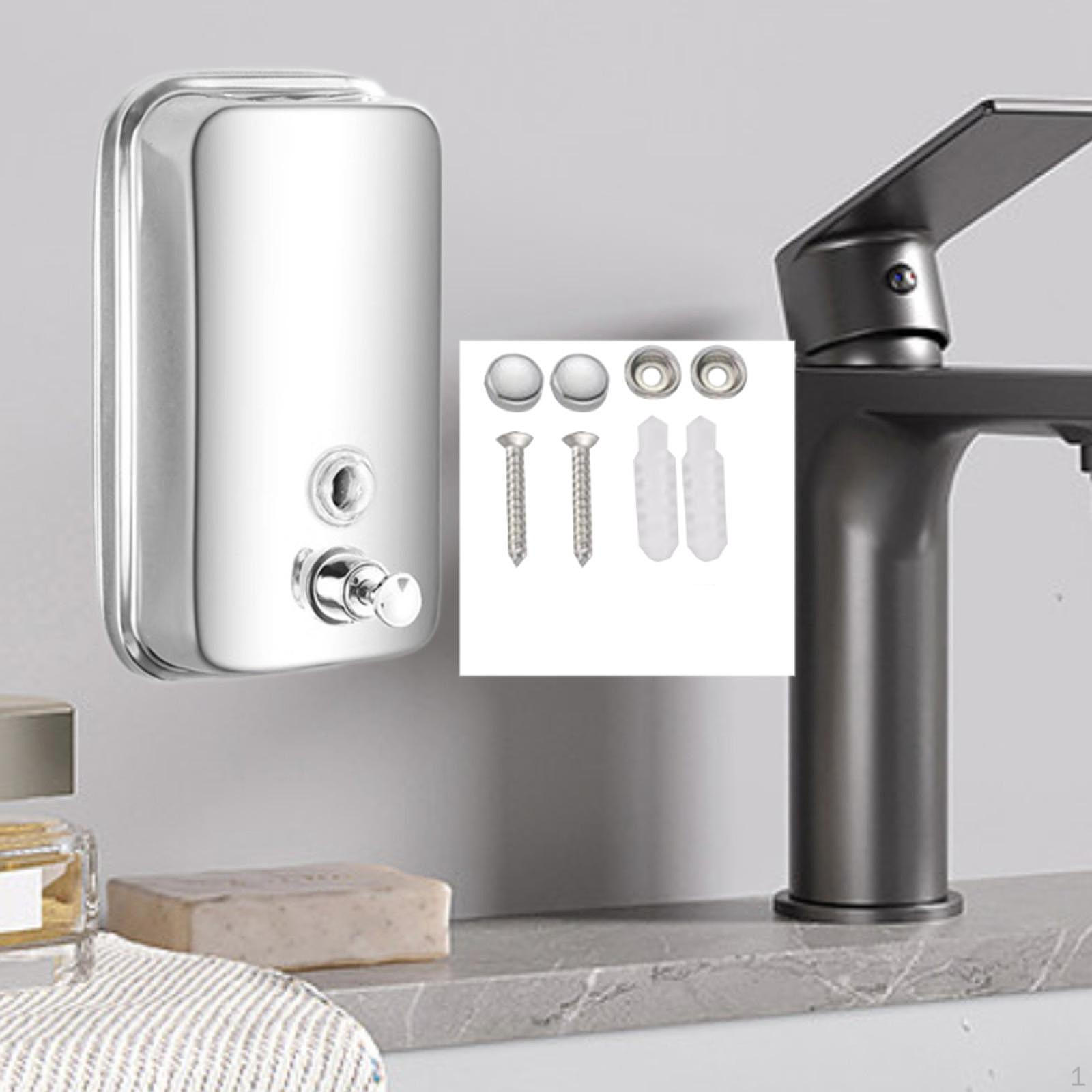 

Настенный дозатор мыла коммерческого класса, конструкция из нержавеющей стали для жидких гелей M