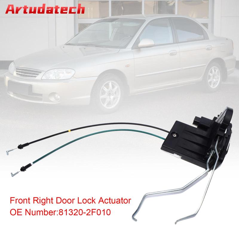 Artudatech Front Right Door Lock Actuator 81320-2F010 For Kia Spectra 1.8L 2.0L 2005-2009 Car Accessories