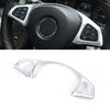 ABS Chrome Steering Wheel Frame Cover For Mercedes C E GLC CLA Class W205 W213