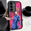 Phone Case for Samsung Galaxy A17 A16 A15 A14 A13 Anime Blue L-Lock Desgin A56 A36 A26 A55 A35 A25 A54 A34 A24 A53 A33 A23 A07 A