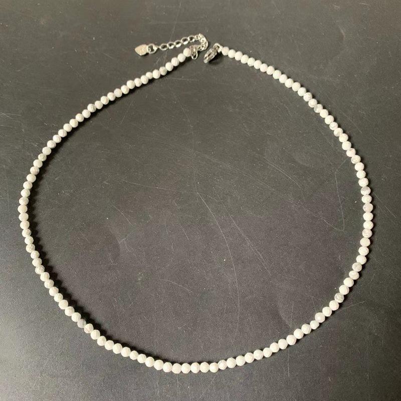 3mm Faceted Natural Stone Necklace with Citrine, Agate, Tourmaline, and Moonstone Beads