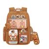 Cartoon Primary School Students Spine Care And Burden Reduction Schoolbag Capybara Grade 13 To 6 Boys Large Capacity