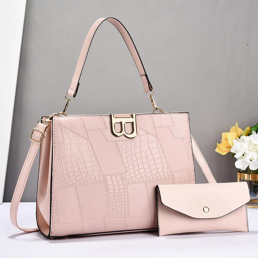New Fashion Trend Splicing Child Bag Splicing Stone Plaid Handbag Macaron Fashion Women's Bag
