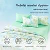 All-Season Soy Fiber Knitted Cotton Bedding Set