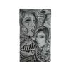 Sad eyes chola clown , Chicano art , black and grey art Soft Face Towel Quick Dry Pool Bath Cotton Towels Breathable