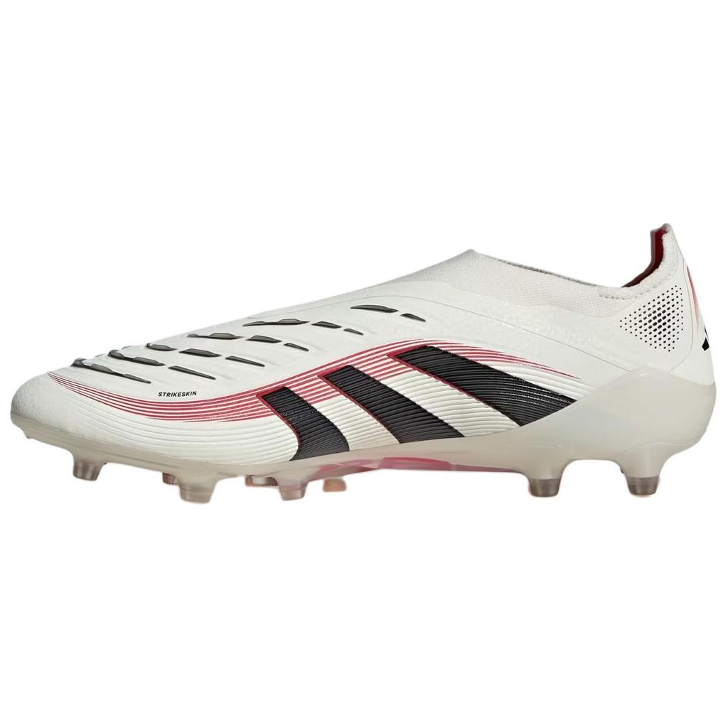 Adidas Predator Elite Comfortable Versatile Artificial Turf Rubber Non-Slip Durable Soccer Shoes Unisex Soccer Shoes Beige JI2081