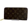 LOUIS VUITTON Monogram Zippy wallet Long Wallet purse Monogram canvas  M42616 Used