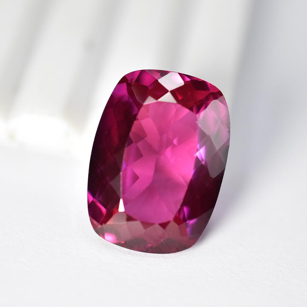 Natural Pink Sapphire Loose Gemstone 20.90 Ct Cushion Shape September Birthstone for Gem Collections
