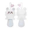 Anime Keychain Pendant Bead Chain Keychain Girl Kawaii Bag Pendant Momonga Plush Doll Cute Girl Heart Gift