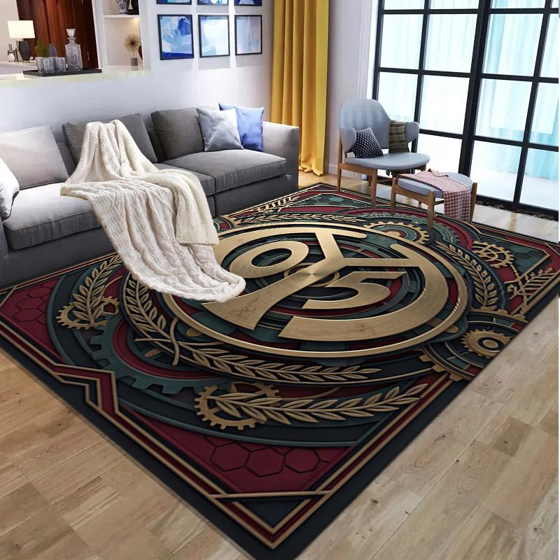 05 1FSV Mainz 05 Pattern Rug, Indoor/Outdoor Mat, for Picnic, Gameroom, Bedroom, Office, Living Room, Home Decor Carpet, Birthday Gift