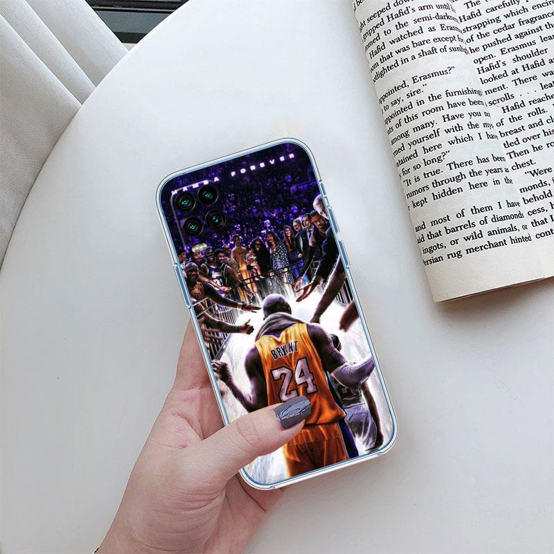 

K-Kobe 24-8 Transparent Phone Case for Samsung Galaxy A04 A04S A14 A23 A34 A54 M23 M33 M52 M53 Galaxy A54 5G