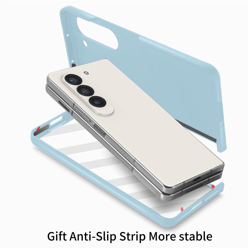 ZFold7 Elastic Rope Wristband Phone Case with Integrated Shell & Skin-Feel PC Spray for Foldable Screen