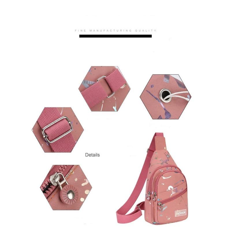 Brusttasche, Umhängetasche, kleiner Sling-Rucksack, Schultertasche für Damen, Brusttasche, Tagesrucksack, Umhängetasche für Reisen, Sport, Umhängerucksack