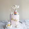 Rainbow Cake Topper Unicorn Birthday Party Decoration Kids Toddlers Birthday Party Happy Birthday Colorfu Rainbow Theme Supplies