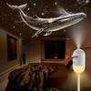 Starry Sky Projector Lamp Touch Control Night Light with Adjustable Brightness USB Portable 2-in-1 LED Nightlight for Kids Bedroom Car