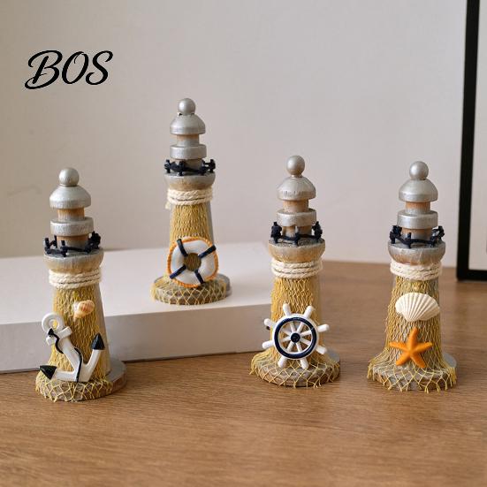 Hand Polished Wooden Figurine Rustic Wood Lighthouse Figurine, Nautical Ocean Beach Sculpture, Souvenir Decoration Handcrafted Coastal Tabletop