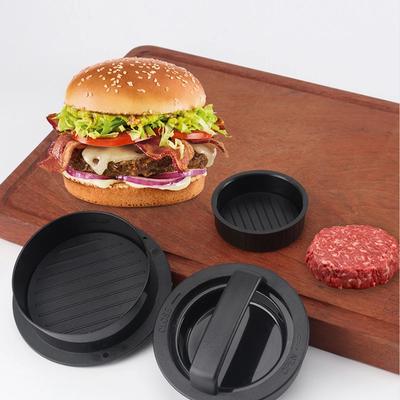 3 in 1 Hamburger Maker Rotondo Antiaderente Strumento per Pressare la Carne di Manzo e Maiale Griglia per Hamburger Pressa per Torte Patty Maker Stampo per Barbecue Utensili da Cucina