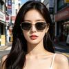 Square Irregular Trend Small Metal Frame Sunglasses Korean Version High-end Retro UV400 Anti-ultraviolet Shades Glasses