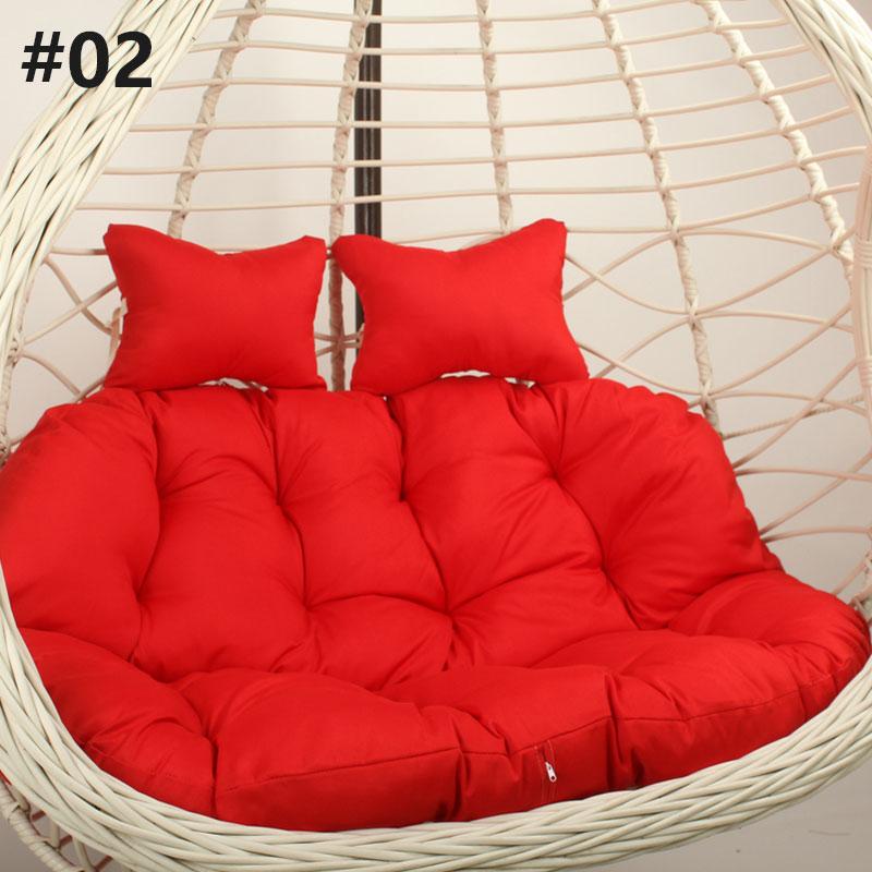 

Ненаполненный подвесной плетеный стул-яйцо, чехол для подушки на двойное сиденье, съемная круглая наволочка Папасан, без наполнителя 145x100cm Unstuffed