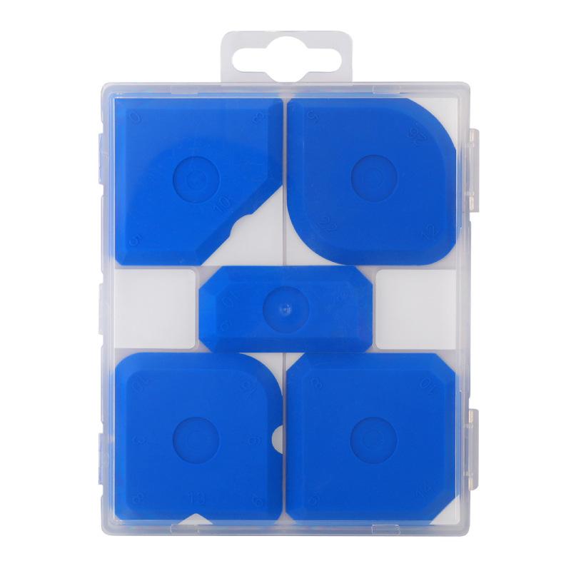 New Package Multi-function Corner Tile Grout Removal Tools Silicone Sealant Scraper 5pcs/plastic Box