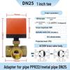 Electric L-Type Copper Valve for HVAC, Underfloor Heating, and Irrigation Systems