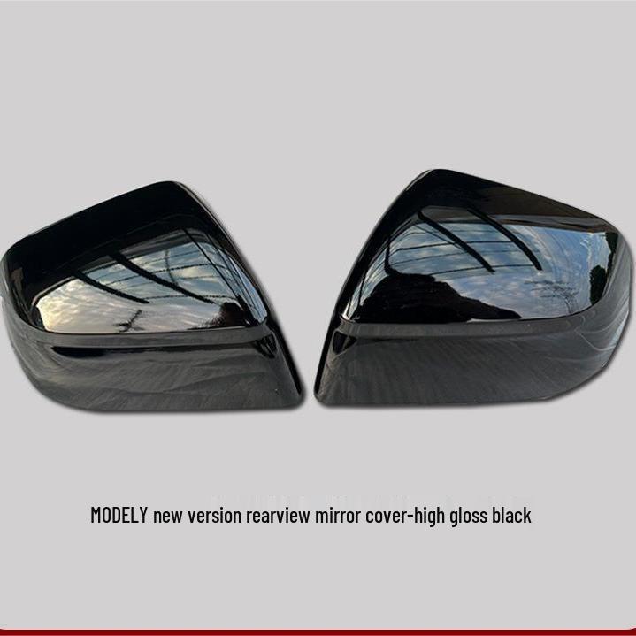 Carbon Fiber Rearview Mirror Cover for Tesla Model Y (25-Year Trade-In)