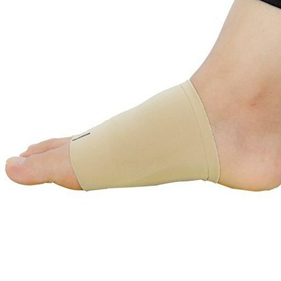 Silicone Arch Support Pads for Flat Feet - Relieve Foot Pain with Plantar Massage, Unisex.