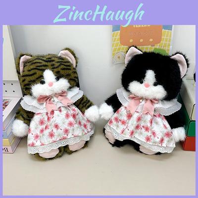 Plush Cat Backpack For Kids With Cartoon Pattern And Lightweight Design For Casual Travel
