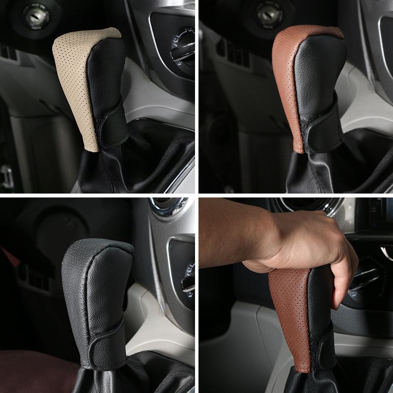 1Pcs Car Handbrake Cover Vehicles Interior Decor Accessories Handbrakes Protective Covers Comfortable Grip Auto-Shift Gear Cover