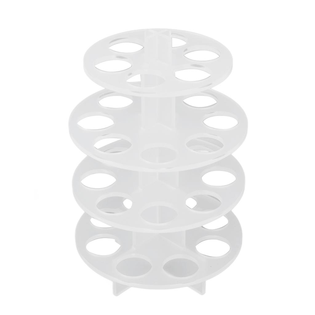 30 Löcher Kaffee Karussell Halter Kaffee Kapsel Organizer Aufbewahrungsständer Acryl Modernes Design für Zuhause Büro