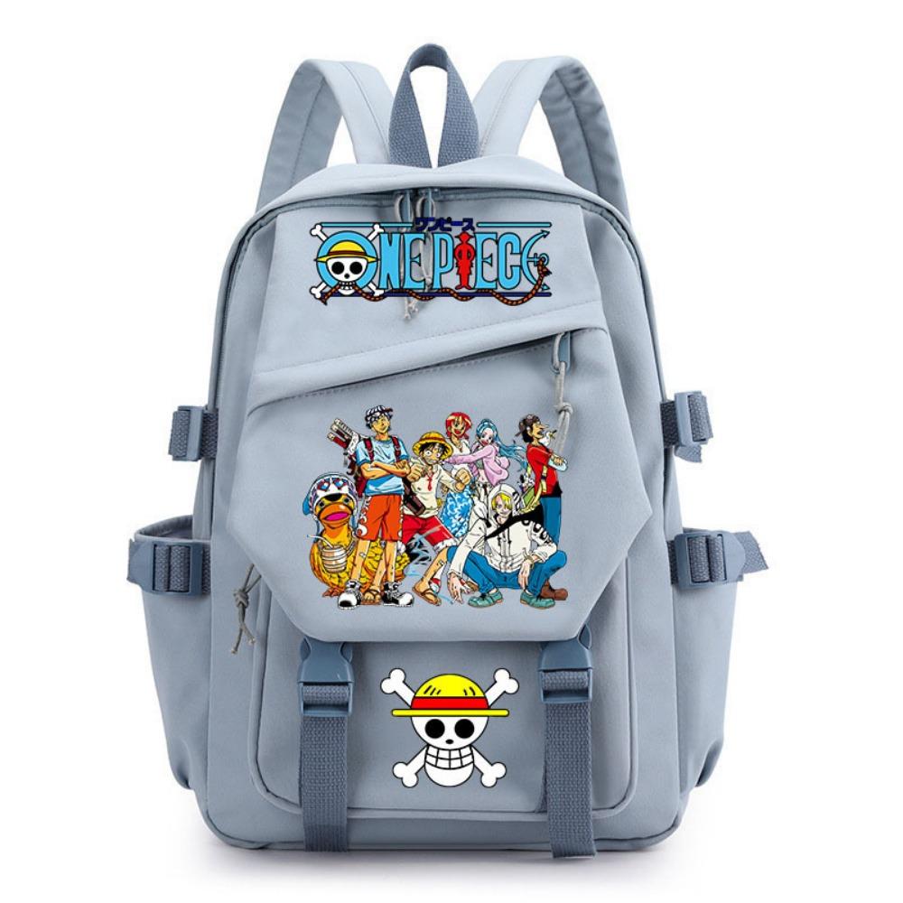 Anime ONE PIECE schoolbag children's backpack primary school bag male and female junior high school students college students campus backpack