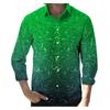 Men's Printed Long Sleeve Shirts Casual Loose Printed Long Sleeve Shirts