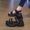 Daddy sandals women's summer 2025 new thick-soled muffin shoes popular sports soft-soled beach casual women's shoes
