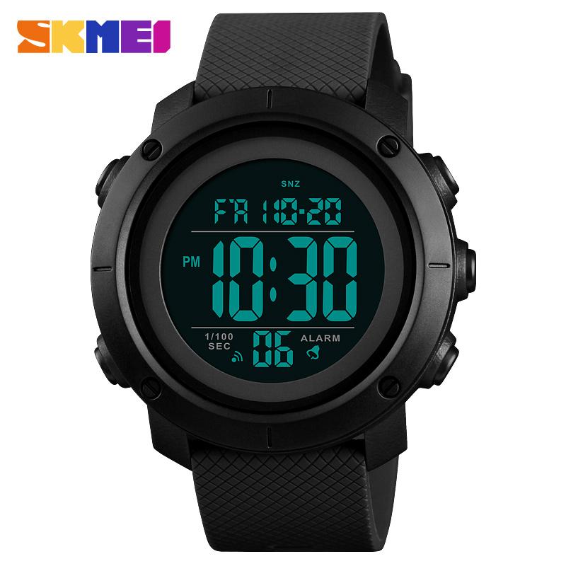 Skmei Neue Männer Digitale Sportuhr Großes Zifferblatt Outdoor Uhren Stoppuhr Countdown Mode Wasserdichte Armbanduhren Männlich Uhr 1434 1435