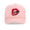 Summer Fashion Red Lips Bullet Print Women Baseball Cap Men Casual Brand Cotton Funny Swag Aesthetic Unisex Hip Hop Gothic Hat