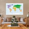 Wall Map Theme Series Background Cloth World Map Poster Wall Decor School Travel Supplies