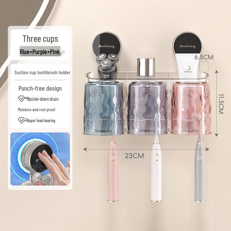 cmaos Thickened U9 Bathroom Toothbrush Holder
