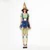 Halloween costume witch dress witch dress scarecrow funny dress up sexy show costume