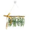 Log Wall Hanging Simulation Green Plant Eucalyptus Leaf Simulation Leaf Hanging Down Home Hotel Wall Decoration Hanging Jewelry