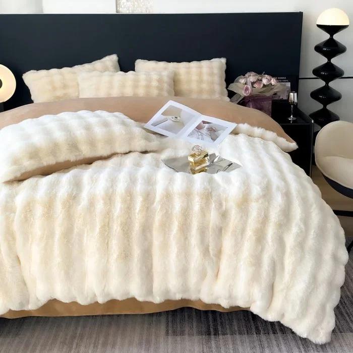 200x230cm Winter Plush Four Piece Set