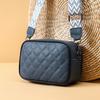 Leather Women'S Bag Trendy Fashion Shoulder Messenger Bag Diamond Square Bag